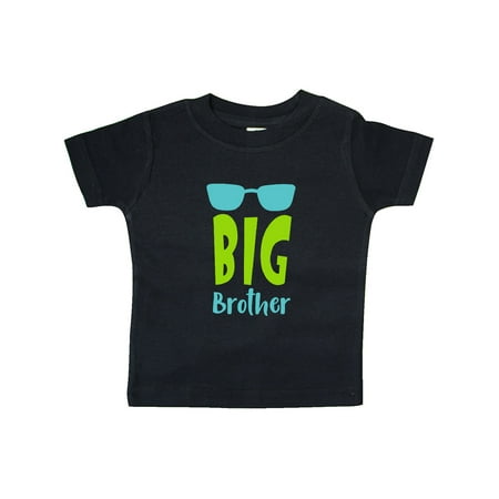 

Inktastic Big Brother Sunglasses Family - Blue Green Gift Baby Boy T-Shirt