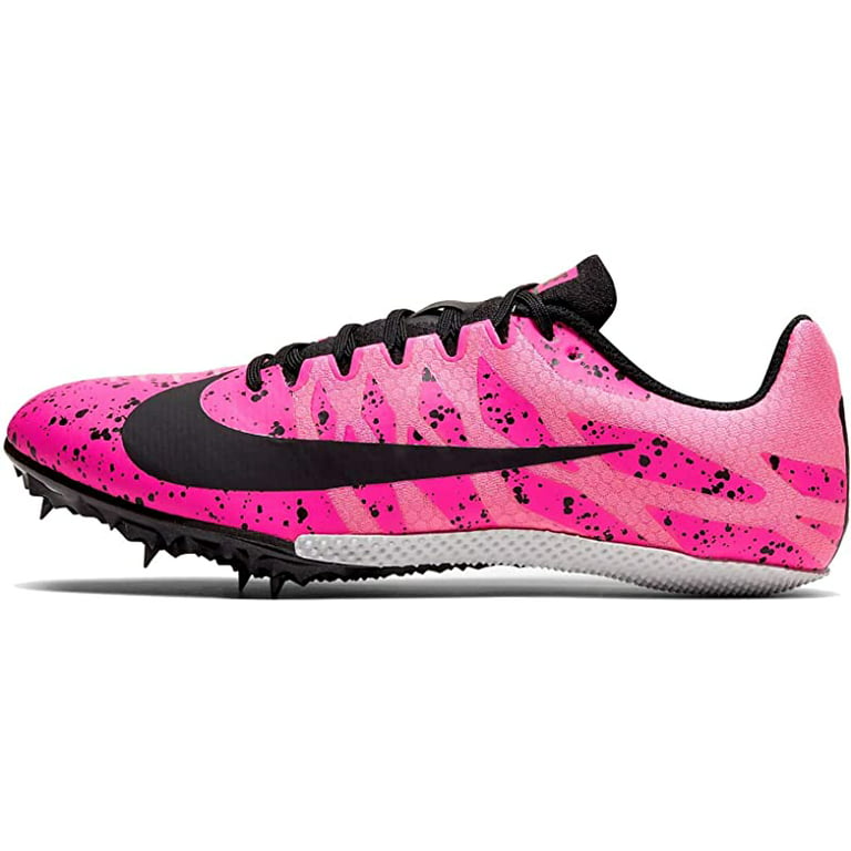 fiesta Mirilla Cuarto Nike Men's Zoom Rival S 9 Track Spike, Pink/Black, 4.5 D(M) US - Walmart.com