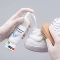 thumbnail image 4 of Tuscom 120ml Foam Shoe Cleaner Spray No Rinse Stain Remover for White Sneakers Leather Canvas Mesh Shoes All Types, 4 of 4