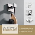thumbnail image 6 of Angle Simple Towel Hook for Bathroom, SUS 304 Stainless Steel Shower Bath Towel Robe Hanger, Wall Coat Hook, Polished Chrome, 6 of 9