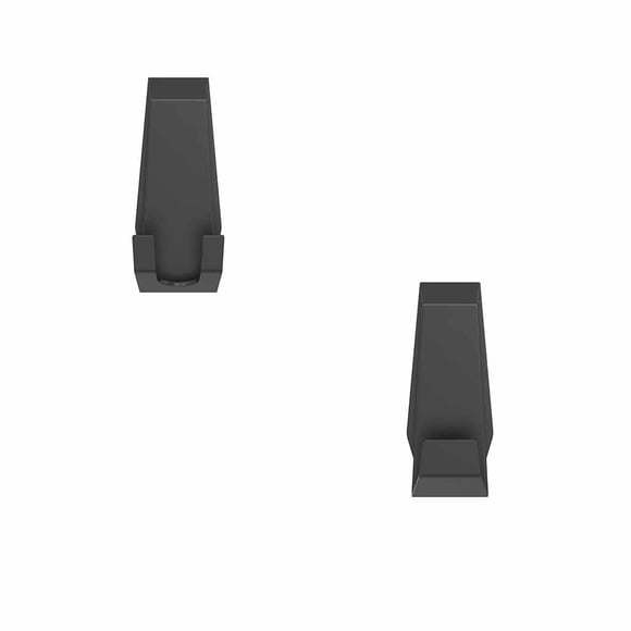 Juego de 2 ganchos Storage Hooks Better Living Facet, color negro mate