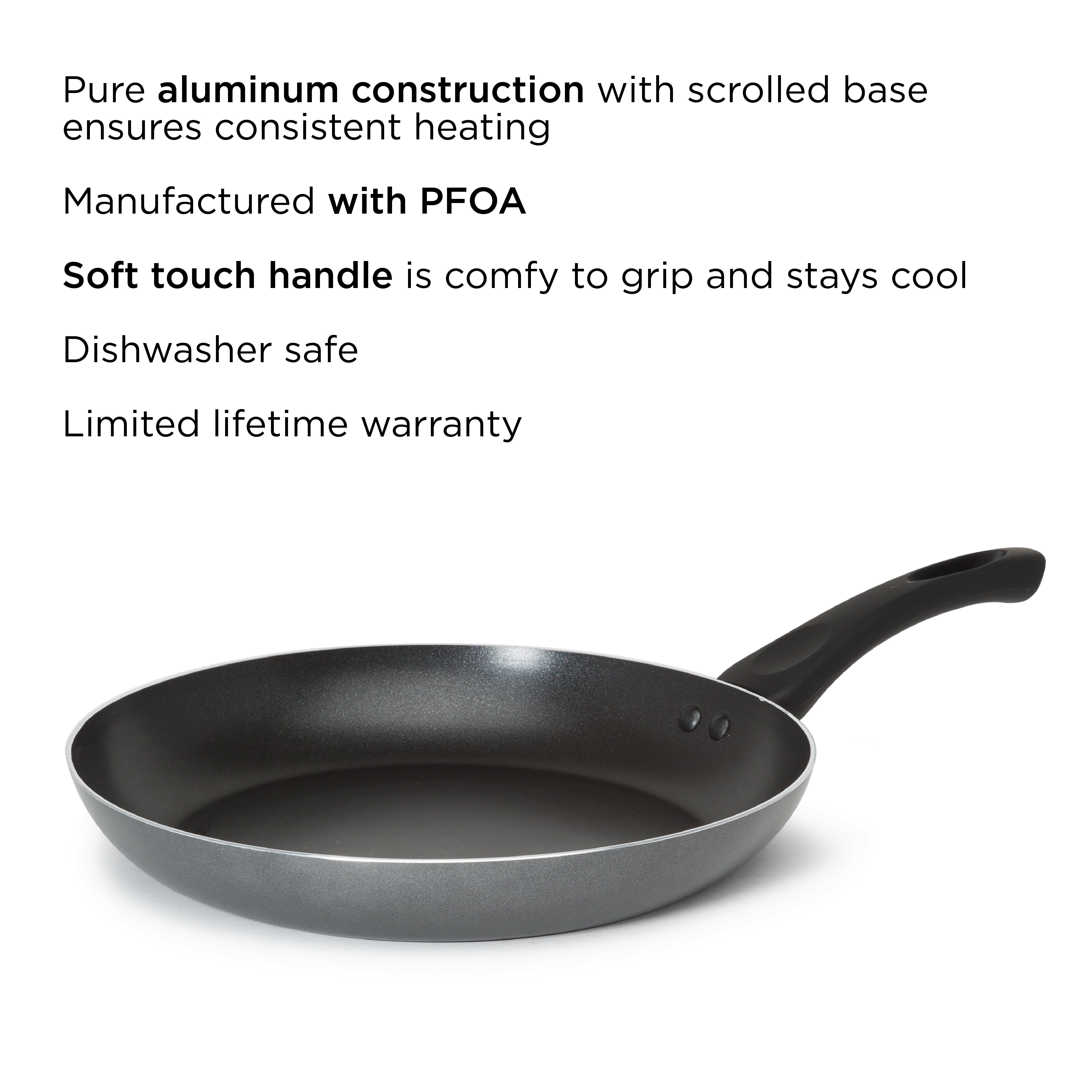 Meyer Earth Pan Grill Pan 28 cm - Frying Pans Recycled Aluminum Grey - 12734