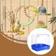 thumbnail image 5 of Baño para pájaros para jaulas, limpieza de bañeras para pájaros, suministros para mascotas, bañera, caja de baño para pájaros Azul, 5 of 8