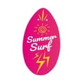 thumbnail image 2 of Tabla de skimboard para surf, de pie, para aguas poco profundas, con revestimiento de madera de alto brillo. Rosa, 2 of 8