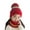 Red, variant on 3 in 1 Winter Knitted Beanie Hat Mouth Neck Warmer Set for Girls Boys Kids, Warm Fleece Lined Ski Caps with Pompom