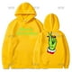 thumbnail image 3 of Feliz Navidad beber Grinches copa de vino Sudadera con capucha mujer Palma invierno cálido manga larga hombres clásico cuello redondo patrón suelto regalo Top, 3 of 3