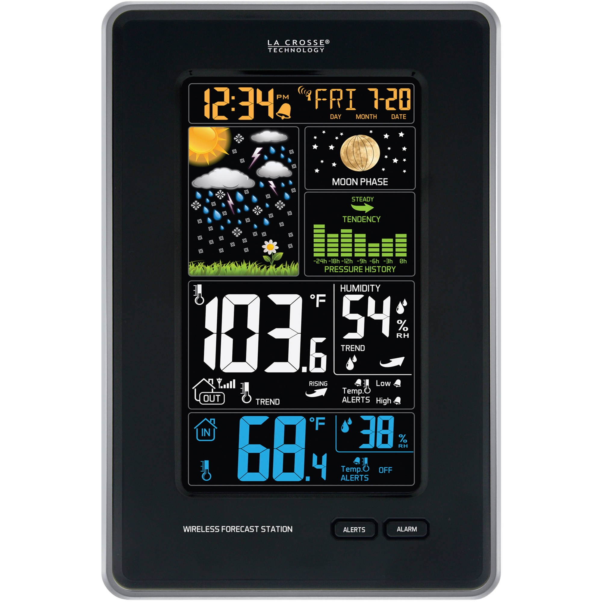 La Crosse 308-1425B-INT Wireless Color Weather Station by La Crosse Technology