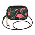 thumbnail image 2 of FORMRS Mini Crossbody Bag for Women Adjustable Rope Shoulder Casual Phone Purse, Red Flamingo Pattern, 2 of 7