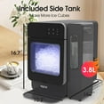 thumbnail image 6 of VECYS Nugget Ice Maker W/ Side Water Tank, 33LBS/Day Self-Cleaning, Black, 6 of 8