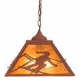 thumbnail image 7 of Meyda Tiffany 190326 2 Light 22" Wide Abstract Pendant - Rust, 7 of 7