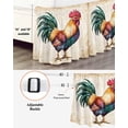 thumbnail image 3 of Rooster Bed Skirt Farm Chicken Rustic Animal Bed Skirts Queen Size 18 Inch Drop, Wrap Around Dust Ruffle&nbsp;Bedskirt with Adjustable Elastic Belt for Queen Size Beds, 3 of 7