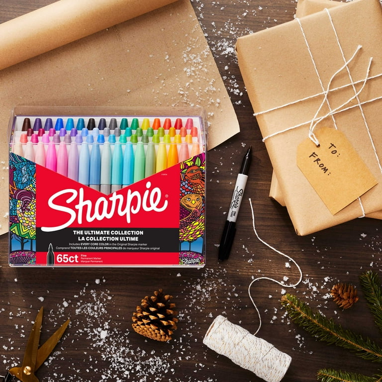 SHARPIE The Ultimate Collection Permanent Markers 65ct Fine Point Assorted  Color 71641207462