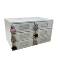 thumbnail image 1 of FixtureDisplays® 6-Slot Clasp Locker Cell Phone iPad Mini Charging Station Lockers Assignment Mail Slot Box 15253-2, 1 of 6