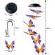 thumbnail image 4 of Campanas de viento con forma de mariposa, regalos solares, regalos para mujeres, regalos para mamá, regalos para abuela, decoración para jardín, césped, patio, mariposa decorativa Móviles, regalos de, 4 of 5