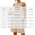 thumbnail image 3 of 2 Piece Sets for Women,Two Piece Sets For Women Summer Sleeveless Tank Tops and Wide Leg Shorts Linen Set Casual Beach Outfits, 3 of 6