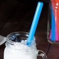 thumbnail image 5 of Happon 200 PCS Jumbo Smoothie Straws, Colorful Disposable Plastic Large Wide-mouthed Milkshake Straw (0.43" Diameter and 9.44" long), 5 of 6