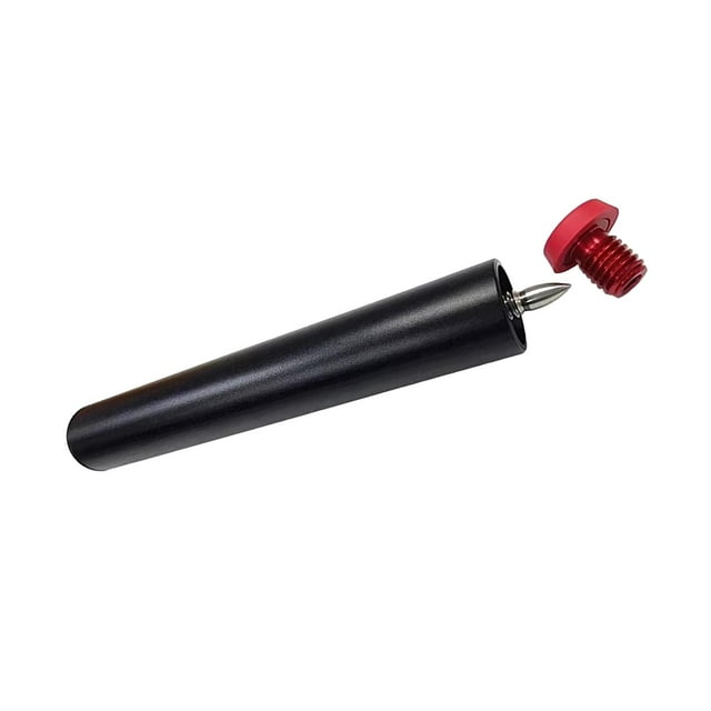 DYNWAVECA Rallonge de Queue de Billard Rallonge d'Extrémité de Queue de Billard Extension de Queue de Billard Outil Robuste Longueur 8 Pouces pour Queues de Billard Pièces pour Passionné Rouge
