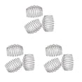 thumbnail image 2 of Qarigey 10 peines retorcidos para el cabello, peine tenedor de plástico con puntiagudos, herramientas de estilismo de joyería, Type1 NO1, 2 of 6