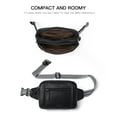 thumbnail image 4 of Fanny Packs for Women Fashion Waist Packs Bag with Adjustable Strap and 4 Zipper Pockets Waterproof Everywhere Crossbody Belt Bag for Workout Running Travelling(Black), 4 of 8