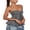 Black, variant on Women's Plaid Print Camisole Spaghetti Strap Twist Ruffle Hem Tank Tops for Summer