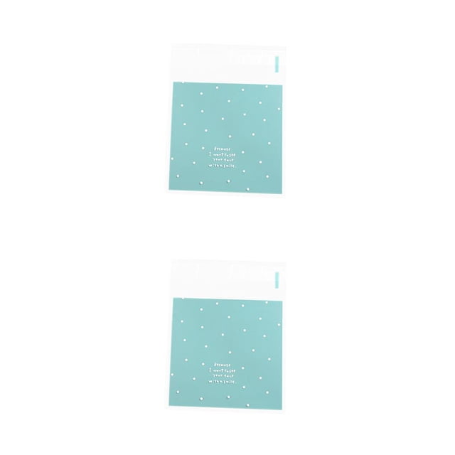 Kearding 100 piezas bolsa autosellante surtido bolsas de galletas banquete boda postre dulce embalaje autosellado bolsa de regalo azul Azul 2Conjunto