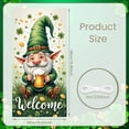 thumbnail image 2 of Green Clover Home Banner Black Plaid Plaid Backdrop Rustic Wooden Sweet Home Lettering Clover Display for Home Decoration St. Patrick's Day Living Room, 2 of 9