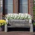 thumbnail image 6 of Morttic 6 Bundles Outdoor Artificial Camellia Flowers Fake UV Resistant Shrubs Plants, Faux Plastic Greenery for Indoor Outside Hanging Plants Garden Home Wedding Farmhouse Decor (White), 6 of 14