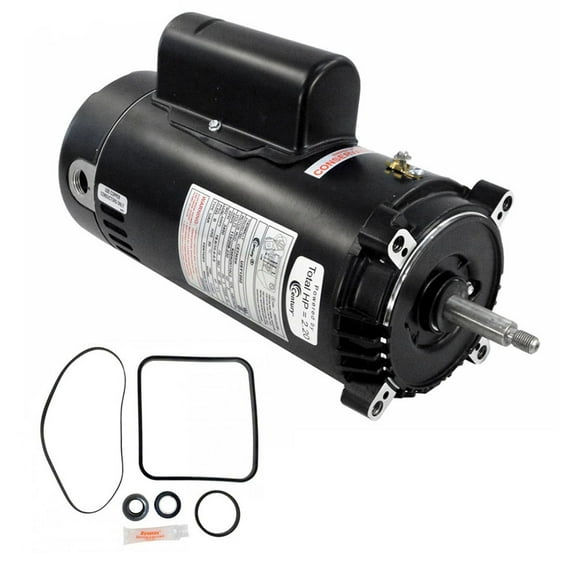 Puri Tech Replacement Motor Kit for Hayward Super Pump 2 HP SP2615X20 AO Smith UST1202 Motor with GO-KIT-3