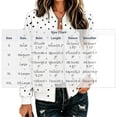 thumbnail image 4 of Fall Jacket for Women Long Sleeve Casual Bomber Outerwear Polka Dot Print Zip Closure Ribbed Cuffs Easy Layering Fall Outfits, 4 of 8