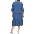 thumbnail image 4 of Alex Evenings Women's 2 Piece Tea Length Jacket Dress with Sequin Beaded Trim, 4 of 4