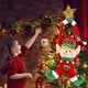 thumbnail image 4 of Juego de 2 alzapaños navideños con hebillas para cortinas, pinzas de sujeción con forma de elfo, adornos navideños para ventanas, adornos navideños, ganchos para cortinas, 4 of 5
