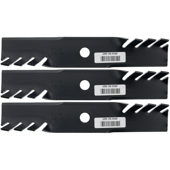3 USA Mower Blades® Toothed for Toro® 109-6872 Exmark® 103-6381 48" Deck