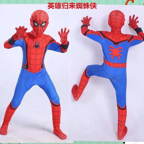 Disney-disfraz de araña de Marvel para niños y adultos, conjunto de mono de araña blanca, traje de Anime de Deadpool, ropa de Cosplay Fivean unisex