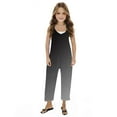 thumbnail image 3 of Odeerbi 5-14 Years Kids Girls Summer Jumpsuit Gradient Camisole Romper Casual Overalls Bib Overall Pantss with Pockets, 3 of 6