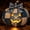 Lighted Vintage Patchwork Pumpkin, variant on Gotyou Lighted Vintage Patchwork Ghost Halloween Decor, Rustic Quilted Fabric Style LED Ghost Tabletop Figurine, Shabby Chic Autumn Patchwork Pumpkin Glowing Lamp, Thanksgiving Mantel Centerpiece