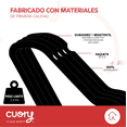 thumbnail image 3 of Set 50 Ganchos Terciopelo Para Ropa Antideslizantes Premium Xtellar Color Negro, 3 of 4
