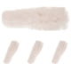 thumbnail image 3 of Hole Shoe Liner Heel Strap 4Pcs White Plush Heel Belts for Daily Use Winter Warmth, 3 of 5