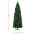 thumbnail image 6 of Alden Design 7.5 Ft Pre-lit Slim Flocked Christmas Tree with Lights, Green, 6 of 11