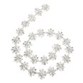 thumbnail image 1 of Rhinestone Trim, Easy Use Rhinestone Chain Colours Flower Type Hand Crafted  For Wedding Party For Birthday Party White, 1 of 8