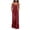 Red, variant on Gytharion Plus Size Cotton Linen Jumpsuits for Women Adjustable Straps Wide-leg Overalls Solid Color Fashion Casual Rompers
