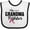White and Black, variant on Inktastic Breast Cancer Awareness My Grandma is a Fighter Boys or Girls Baby Bib