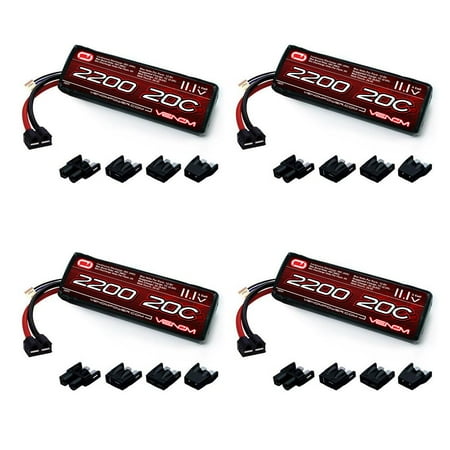 DJI Flame Wheel F330 RC Drone Quadcopter 20C 3S 2200mAh 11.1V LiPo Battery by Venom 4 Pack