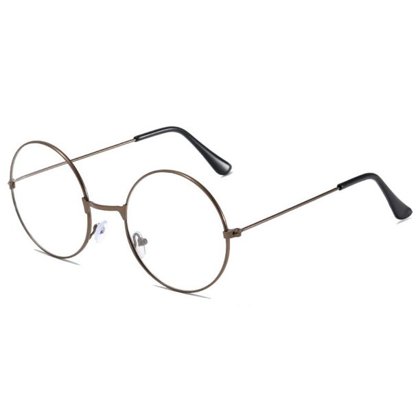 Gafas de montura redonda vintage Montura de gafas lisas para miopía para hombres Gafas lisas Príncipe para mujer Montura de gafas de moda de estilo coreano para estudiantes