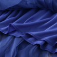 thumbnail image 5 of MIXUE Skirts For Women Summer Mesh Solid Color Ruffled Elastic High Waist A Line Maxi Skirt Beachwear,Blue,One Size, 5 of 6
