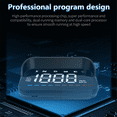 thumbnail image 2 of Car Heads Up Display, GPS Speedometer, Universal Car HUD with Speed MPH, Compass Direction, Overspeed Alarm HD Display, 2 of 8