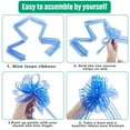 thumbnail image 4 of LNGOOR Pull Bow, 14Pcs Festival Large Organza Pull Bow for Festival Christmas Wedding Gift Basket Gift Box Wrapping, 4 of 7