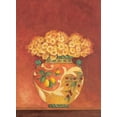 thumbnail image 2 of Gladding, Pamela 19x24 Black Ornate Wood Framed with Double Matting Museum Art Print Titled - Tuscan Bouquet II, 2 of 4