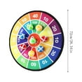 thumbnail image 4 of Kids Board Game - Interactive Dartboard Set with Hook-and-Loop Balls, for Indoor, Outdoor, Family Party, 3+ Year Olds, 4 of 7