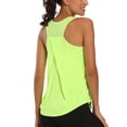 thumbnail image 3 of Womens Workout Tops Racerback Tank Tops Mesh Yoga Shirts Athletic Running Tank Tops Sleeveless Gym Clothes, 3 of 4