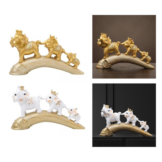 Estatuilla de Estatua de La de 2 Piezas para Regalos de Decoración Del Estante de La Sala de Estar Del Hogar BLESIY Estatua de resina